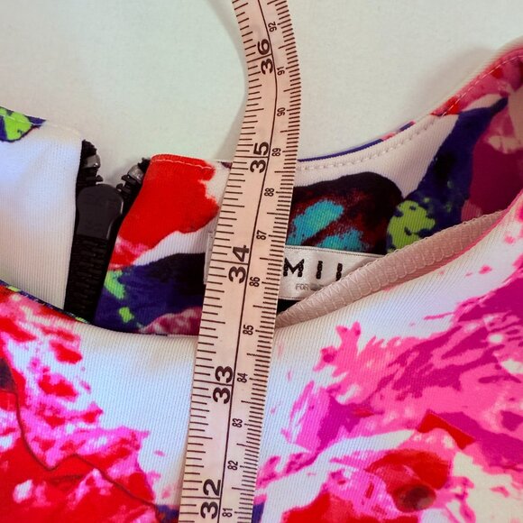 MILLY for DesigNation Floral Fit & Flare Dress Women’s 8 - Picture 8 of 10